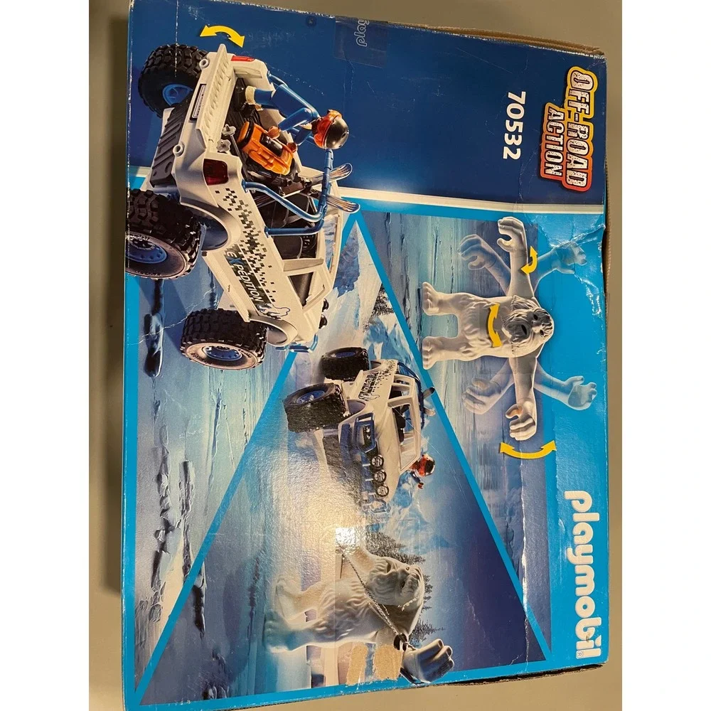 Playmobil Snow Beast Expedition 70532 Off-Road Truck Yeti Figure 55pc Set New
